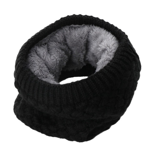 Brushed Knit Circle Scarf